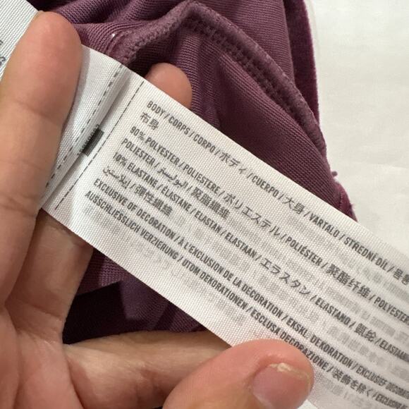 Abercrombie & Fitch Women Medium Velvet Stretch Mini Dress Ruched Holiday Formal - Picture 7 of 9